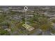 Aerial view of the home and neighborhood, showcasing the proximity to local amenities and community feel at 1604 Roosevelt Ave, Orlando, FL 32804