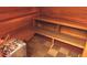 Indoor sauna featuring wooden benches and flooring, perfect for relaxation at 2943 Banana Palm Dr, Kissimmee, FL 34747