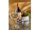 Elegant wine set and succulents adding sophistication to the outdoor ambiance at 2943 Banana Palm Dr, Kissimmee, FL 34747