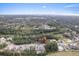 An aerial view of the property in a lush wooded area close to neighborhood homes at 572 Sanctuary Golf Pl, Apopka, FL 32712