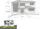 Exterior elevation showcasing the architectural style of this proposed home at 572 Sanctuary Golf Pl, Apopka, FL 32712