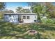 The backyard includes a rock firepit and large grassy area, perfect for outdoor enjoyment at 6408 Ridge Ter, Orlando, FL 32810