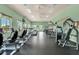 Well-equipped gym offers various exercise machines and weights for a complete workout at 8456 Norwich Way, Mount Dora, FL 32757