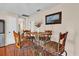 Cozy breakfast nook featuring a quaint table and chairs with decorative accents at 1017 Bluejack Oak Dr, Oviedo, FL 32765