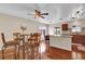 Bright kitchen and breakfast nook with stainless steel appliances and ample counter space at 1017 Bluejack Oak Dr, Oviedo, FL 32765