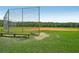 Community ball field for sports and recreation with fencing, a bench, and a well-maintained field at 1857 Columbus Path, St Cloud, FL 34771