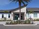 Well-manicured landscaping in front of the new community clubhouse at 2800 Simile St, Kissimmee, FL 34746