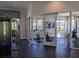 Community gym with glass walled workout space at 2800 Simile St, Kissimmee, FL 34746