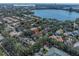 Aerial view of the community near International Drive and a beautiful lake at 7532 Bay Port Rd # 18, Orlando, FL 32819