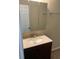 Bathroom featuring a single sink vanity with a mirrored medicine cabinet above at 1583 Montgomery Ave, Holly Hill, FL 32117