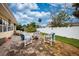 Cozy patio area with outdoor seating, perfect for entertaining guests at 198 Benjamin Dr, Ormond Beach, FL 32176