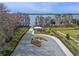 Aerial view of the neighborhood's community gazebo and lake access point at 4228 Sunset Preserve Blvd, Orlando, FL 32820