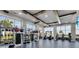 Well-equipped fitness center featuring modern equipment and expansive windows with scenic views at 4909 Drawdy Ct, St Cloud, FL 34772