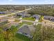 Neighborhood view, roofs, lawns, homes, and community of single Gathering homes at 505 St Johns Ct, Kissimmee, FL 34759