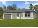 Charming single-story home featuring a two-car garage and well-maintained lawn at 505 St Johns Ct, Kissimmee, FL 34759