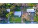 Aerial view of the property and surrounding neighborhood at 630 Carpenter Rd, Orlando, FL 32833