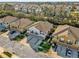 Aerial view of townhomes showcasing neighborhood and architecture at 1710 San Jacinto Cir # 1710, Sanford, FL 32771