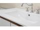 Bathroom sink with vanity, faucet, and white basin at 202 Division, Deland, FL 32720