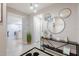 Inviting entryway with console table leading to living area with bright tile floor at 3926 Lana Ave, Davenport, FL 33897