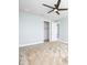 The bedroom boasts neutral carpet, access to closet and door to another room at 113 Azure Mist Way, Daytona Beach, FL 32124