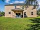Exterior view showcases a beautiful backyard and spacious outdoor patio at 1144 Legg Dr, Apopka, FL 32712