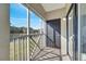 This is a great view of the screened patio, perfect for enjoying the outdoors in comfort at 11901 Sandy Knoll Ct # 814, Orlando, FL 32825