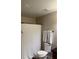 Functional bathroom featuring a shower with a white shower curtain and standard fixtures at 1997 Dixie Belle Dr # 1997C, Orlando, FL 32812