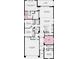 Detailed floor plan showcasing the layout of a four-bedroom home with a primary suite, study, and open living spaces at 4698 Coral Harbour Rd, Kissimmee, FL 34758