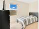 Simple bedroom with carpet and minimalist decor at 574 Lady Grace Pl, Deland, FL 32724