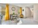 Bright dining area with modern table, stylish seating, and large windows at 574 Lady Grace Pl, Deland, FL 32724