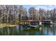 Two private boat docks offer convenient lake access and storage at 6126 Kirkstone Ln, Windermere, FL 34786