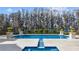 Beautiful pool with meticulously landscaped backyard and views of the lake at 6126 Kirkstone Ln, Windermere, FL 34786