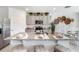 Modern kitchen with a spacious island and stainless-steel appliances at 7076 Painted Bunting Way, St Cloud, FL 34773