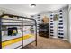 ' room with bunk beds and Minion-themed décor, perfect for a playful and fun space at 8961 Cuban Palm Rd, Kissimmee, FL 34747