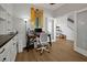 Bright home office with custom built-ins, a wooden desk, and stylish decor at 1832 Farnham Dr, Ocoee, FL 34761