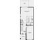 Main floor plan showing the foyer, great room, kitchen, patio and garage at 2500 Penguin Blvd, Davenport, FL 33837
