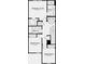 Upstairs floor plan featuring primary suite, two bedrooms, two bathrooms, and laundry closet at 2512 Penguin Blvd, Davenport, FL 33837