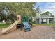 Community playground with slides, climbing structures, and a covered picnic area for residents' enjoyment at 2516 Grassy Point Dr # 206, Lake Mary, FL 32746