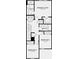 Second floorplan featuring a primary suite, 2 additional bedrooms, 2 bathrooms, and laundry room at 2516 Penguin Blvd, Davenport, FL 33837