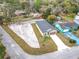 A lovely single-story home featuring a well-manicured lawn, a long private driveway, and an attached one-car garage at 281 Luis Ln, Debary, FL 32713