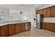 Modern kitchen featuring stainless steel appliances and an open concept at 4036 Bougainvillea Pl, Kissimmee, FL 34746