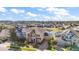 Aerial shot of a beautiful two-story home with a scenic pond view in a desirable neighborhood at 4770 Cains Wren Trl, Sanford, FL 32771