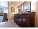 A primary bath featuring a long vanity with dual sinks at 5016 Fawn Ridge Rd, Orlando, FL 32819