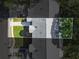 An aerial view shows the roof, lawn, and location of the property at 923 Lexington Pkwy # 14, Apopka, FL 32712