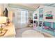 bedroom with custom bunk beds and decor at 1384 E Lake Shore Blvd, Kissimmee, FL 34744