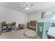 bedroom featuring carpet, ceiling fan, play tent, and ABC rug at 2564 Bullion Loop, Sanford, FL 32771
