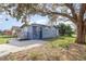 Charming blue cottage-style home with well-maintained lawn and mature shade trees at 4242 Raleigh St, Orlando, FL 32811