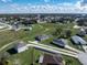 A high-angle view displaying multiple homes in a community, highlighting their layouts and outdoor spaces at 429 Ohio Way, Kissimmee, FL 34759