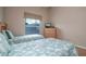 A bright bedroom with two twin beds, a wooden dresser, and a large window at 8095 Indian Creek Blvd, Kissimmee, FL 34747