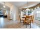 Bright breakfast nook featuring large windows and tile flooring at 8095 Indian Creek Blvd, Kissimmee, FL 34747